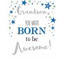 CARD BORN TO BE AWESOME TYPE