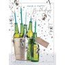 CARD BEER BOTTLES & CANDLES DN