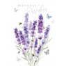 CARD BEES & LAVENDER DN