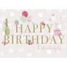 CARD HAPPY BIRTHDAY BALLOONS FEL