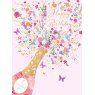 CARD FLORAL SPRAY DN