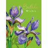 CARD PURPLE IRIS DN