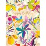 CARD TROPICAL COLOURS FLORAL DN