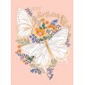 CARD TWO BUTTERFLIES DN