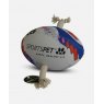 BALL RUGBY SIZE 3 WHT/BLU/RED