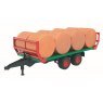 TOY BALE TRAILER W/8 BALES