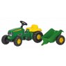 TOY JOHN DEERE W/TRAILER