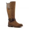 BOOT VANNA 8 TAN WP LONG