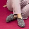 Lunar Lunar Studio Full Slipper Grey