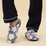 Lunar Lunar Plumeria Floral Slipper Blue