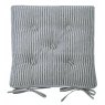 SEAT PAD W/TIES HAMPTON STRIPE