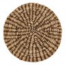 PLACEMAT HYACINTH CIRCLE BRN