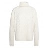 Barbour Barbour Clarence Knitted Aran Jumper White