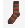 Barbour Barbour Houghton Sock Burnt Orange Stripe