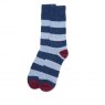 SOCKS HOUGHTON NAVY/RED STRIPE