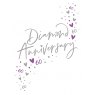 CARD DIAMOND ANNIVERSARY JUST SAYING