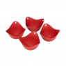 Fusion Fusion Twist Silicone Egg Poacher 4 Pack Assorted