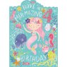 CARD MERMAZING 4TH BIRTHDAY ATR