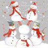 XMAS CARD SNOWMEN S6