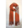 SCARF REVERSIBLE BLUSH ORANGE