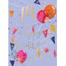 CARD AGE 14 BALLOONS & BUNTING