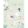 CARD BABY GIRL STORK