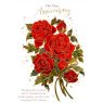 CARD ANNIVERSARY ROSES LI