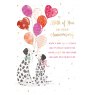 CARD DALMATIONS & BALLOONS LI