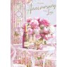 CARD BUBBLY & FLOWERS LI