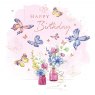 CARD BIRTHDAY BUTTERFLIES BLUSH