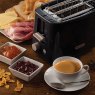 ARIETE Ariete Breakfast Line 2 Slice Toaster Dark Grey