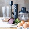 ARIETE Ariete 3 In 1 Hand Blender, Whisk & Chopper Dark Grey 700w