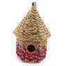 BIRD HOUSE CYLINDRICAL ROOF