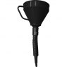 FUNNEL 110MM FLEX BLACK PVC