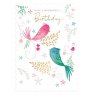 CARD BIRTHDAY BIRDS