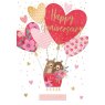 CARD HEART AIR BALLOON