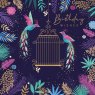 CARD BIRD CAGE BEAUX CHIC