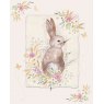 CARD BUNNY FLORAL