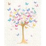 CARD BUTTERFLY TREE