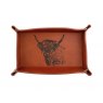 TRINKET TRAY H/COW LEATHER