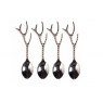 Just Slate Antler Spoon 4 Pack