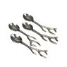 Just Slate Antler Spoon 4 Pack