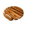 TRIVET ROUND OLIVE WOOD