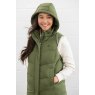 Lighthouse   Lighthouse Savannah Long Gilet Olive