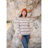 Lighthouse   Lighthouse Causeway Top Rust/Mocha Stripe