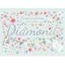 CARD DIAMOND ANNIVERSARY BUNTING