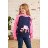 Lighthouse   Lighthouse Jill Hooded Sweatshirt Pink Tractor Sweet Pea