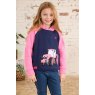 Lighthouse   Lighthouse Jill Hooded Sweatshirt Pink Tractor Sweet Pea