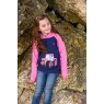 Lighthouse   Lighthouse Jill Hooded Sweatshirt Pink Tractor Sweet Pea