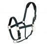 Shires Equestrian Shires Topaz Nylon Headcollar Dark Green